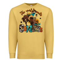 Antique Gold the world needs more cowboys Premium Sweatshirt - OliviaCreatesArt