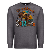 Charcoal Heather the world needs more cowboys Premium Sweatshirt - OliviaCreatesArt