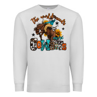 Dove Grey the world needs more cowboys Premium Sweatshirt - OliviaCreatesArt