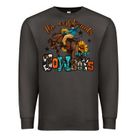 Smoke the world needs more cowboys Premium Sweatshirt - OliviaCreatesArt