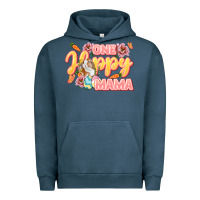 Pigment Midnight Navy One hoppy Mama Urban Hoodie - LillyAllenDesigns