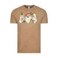 Vintage Coffee Christmas ghosts Vintage Tee - MaliasSmallBusiness