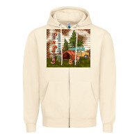Sandshell camping is my happy place Zipper Hoodie - TumblerDesignByShophia