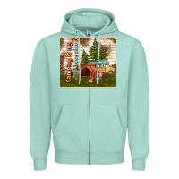 Seafoam camping is my happy place Zipper Hoodie - TumblerDesignByShophia