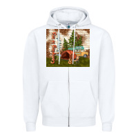 White camping is my happy place Zipper Hoodie - TumblerDesignByShophia