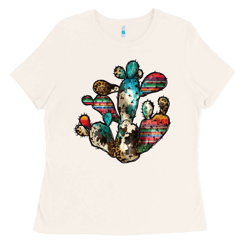 Serape Cactus Ladies Tee by JahusDesignShop | Teevron