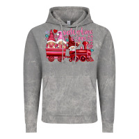 Cloud Rock valentines express with gnomies Vintage Hoodie - NancyCooperArtShop