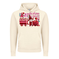 Vintage Artic valentines express with gnomies Vintage Hoodie - NancyCooperArtShop