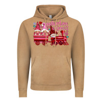 Vintage Camel valentines express with gnomies Vintage Hoodie - NancyCooperArtShop