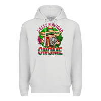 Dove Grey Feliz Navidad gnome Mexico Premium Hoodie - HowdyJamesFarm
