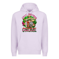 Lilac Feliz Navidad gnome Mexico Premium Hoodie - HowdyJamesFarm