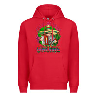 Red Feliz Navidad gnome Mexico Premium Hoodie - HowdyJamesFarm