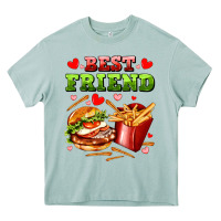 Best Friend Hamburger Potatoes Heavy Core Tee | Teevron