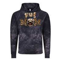 Cloud Black Pug Mom Vintage Hoodie - Jasminsmagicworld