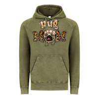Vintage Olive Pug Mom Vintage Hoodie - Jasminsmagicworld