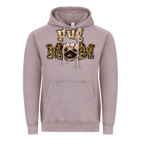 Vintage Zinc Pug Mom Vintage Hoodie - Jasminsmagicworld