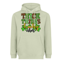 Matcha St. Patrick's Thick thighs lucky vibes Heavyweight Hoodie - OliviaCreatesArt