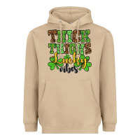 Mushroom St. Patrick's Thick thighs lucky vibes Heavyweight Hoodie - OliviaCreatesArt