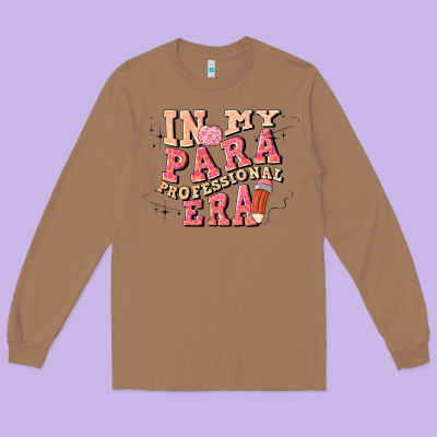 In My Parapro Era Long Sleeve Tee Designed By Artiststas