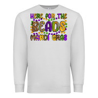 Dove Grey here for the beads mardi gras Premium Sweatshirt - OliviaCreatesArt