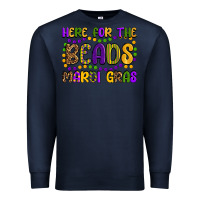 Navy here for the beads mardi gras Premium Sweatshirt - OliviaCreatesArt
