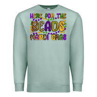 Seafoam here for the beads mardi gras Premium Sweatshirt - OliviaCreatesArt