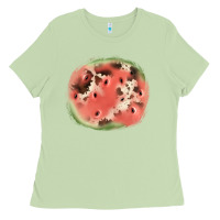 Matcha watermelon cowhide patch3 Ladies Tee - JahusDesignShop