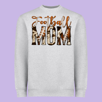Football Mom Heavyweight Sweatshirt Designed By Jasminsmagicworld
