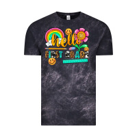 Cloud Black hello first grade Vintage Tee - NancyCooperArtShop