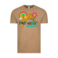Vintage Coffee hello first grade Vintage Tee - NancyCooperArtShop