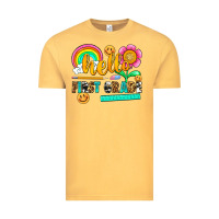 Vintage Mustard hello first grade Vintage Tee - NancyCooperArtShop
