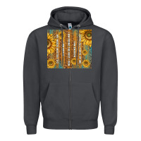 Smoke self reminders with sunflowers Zipper Hoodie - TumblerDesignByShophia