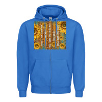 True Royal self reminders with sunflowers Zipper Hoodie - TumblerDesignByShophia