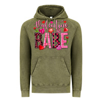 Vintage Olive valentine babe Vintage Hoodie - NancyCooperArtShop
