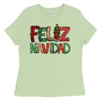 Matcha Feliz Navidad our lady of Guadalupe Christmas Ladies Tee - Jasminsmagicworld