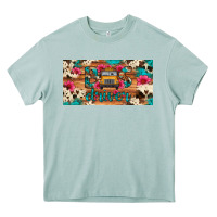 Arona bus driver school bus cowhide license plate Heavy Core Tee - Artiststas