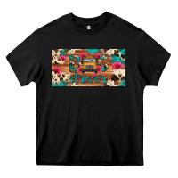 Black bus driver school bus cowhide license plate Heavy Core Tee - Artiststas