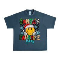 Midnight Navy santas favorite boy Urban Heavy Tee - MaliasSmallBusiness