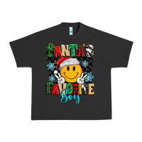 Pigment Black santas favorite boy Urban Heavy Tee - MaliasSmallBusiness