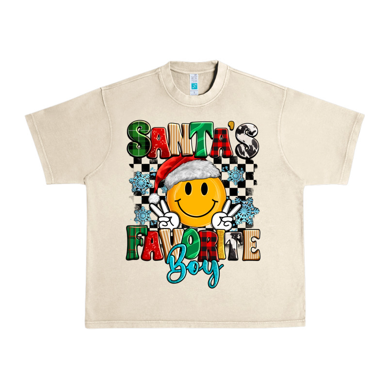 Santas Favorite Boy Urban Heavy Tee by MaliasSmallBusiness | Teevron