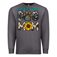 Charcoal Heather kinda busy being a dog mom Premium Sweatshirt - OliviaCreatesArt