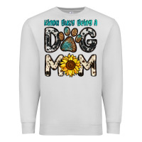 Dove Grey kinda busy being a dog mom Premium Sweatshirt - OliviaCreatesArt