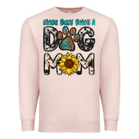 Pale Pink kinda busy being a dog mom Premium Sweatshirt - OliviaCreatesArt