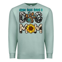 Seafoam kinda busy being a dog mom Premium Sweatshirt - OliviaCreatesArt