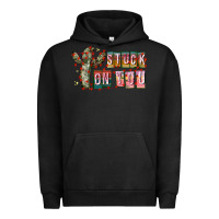 Pigment Black Stuck on You Urban Hoodie - CowhideDigitalArt
