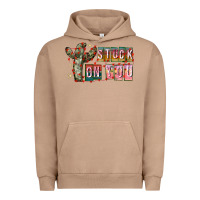 Pigment Burro Stuck on You Urban Hoodie - CowhideDigitalArt