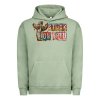 Pigment Oil Green Stuck on You Urban Hoodie - CowhideDigitalArt