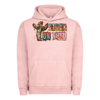 Pigment Salmon Stuck on You Urban Hoodie - CowhideDigitalArt
