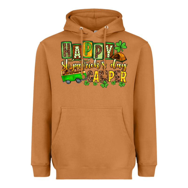 St. Patrick's Happy St. Patrick's Day Camper Heavyweight Hoodie by OliviaCreatesArt | Teevron
