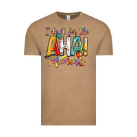 Vintage Coffee i do it for the aha moments Vintage Tee - NancyCooperArtShop
